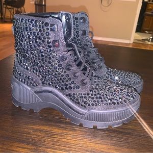 Michael Kors Combat Boots Size 6